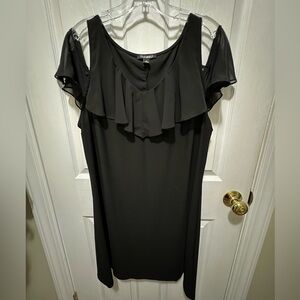 Roz & Ali Black Cold Shoulder Dress